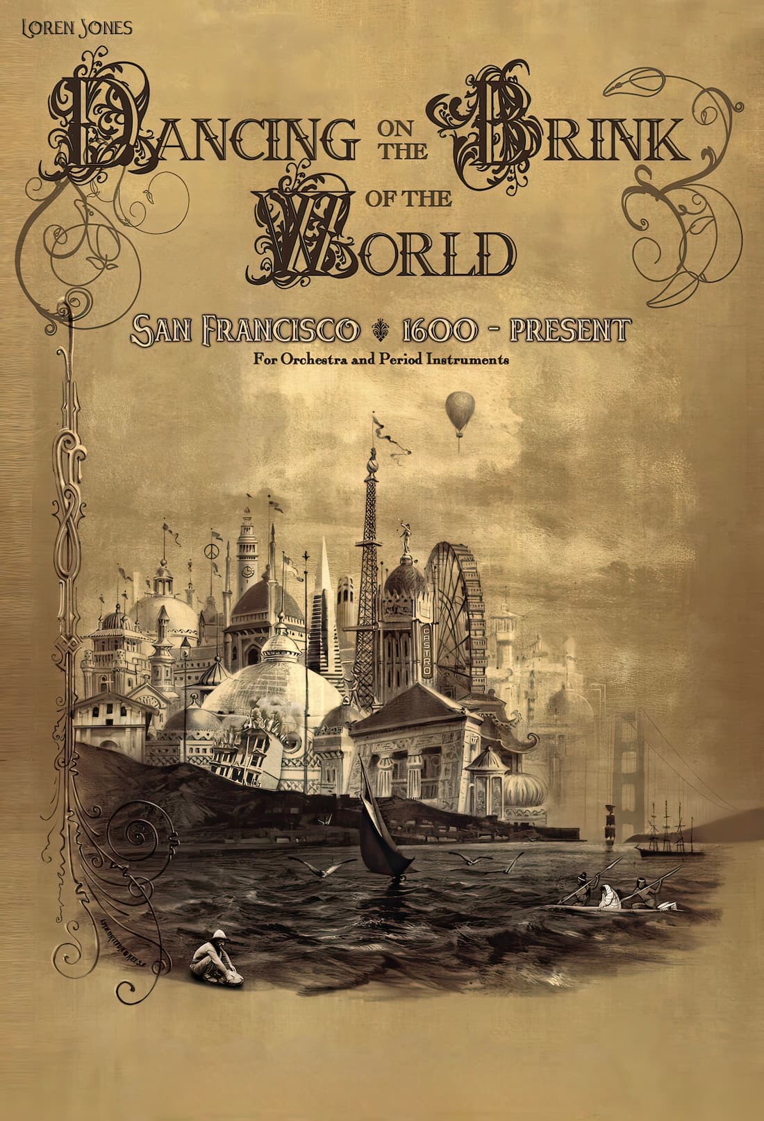 The poster for Dancing on the Brink of the World